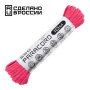 Паракорд 550 CORD nylon 10м RUS световозвращающий (neon pink)