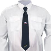 Галстук черный «Флаг»