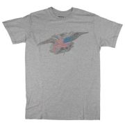 Футболка Unum T-Shirt heather gray Alpha Industries