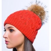 Шапка п/ш marhatter женская 4547 терракот