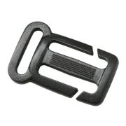 Пряжка двухщелевая съемная с держателем 25-20мм 1-20014 оливковый Duraflex