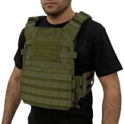 Разгрузочный жилет под бронепластины (олива)