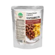 Готовое блюдо «Картофель тушеный с куриными сердечками» 300 г (Кронидов)